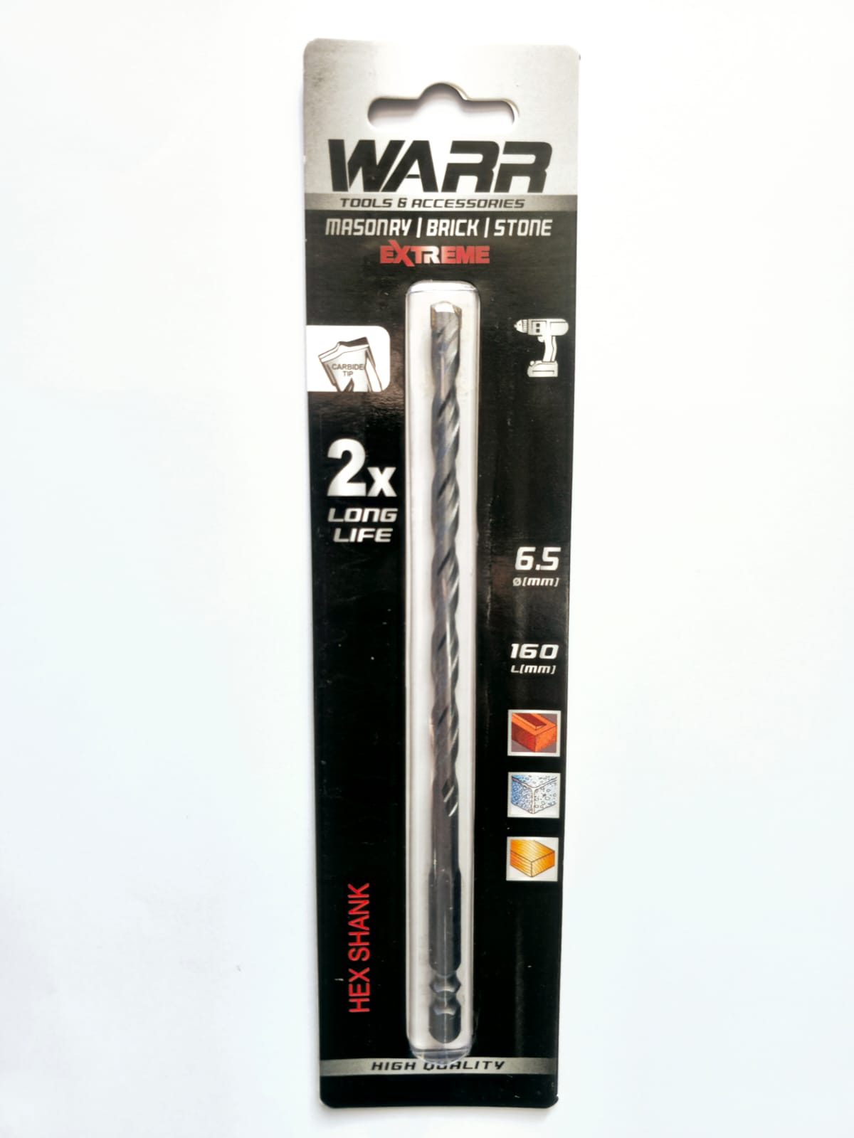 WARR Tools – 160mm Masonry Drill Bit