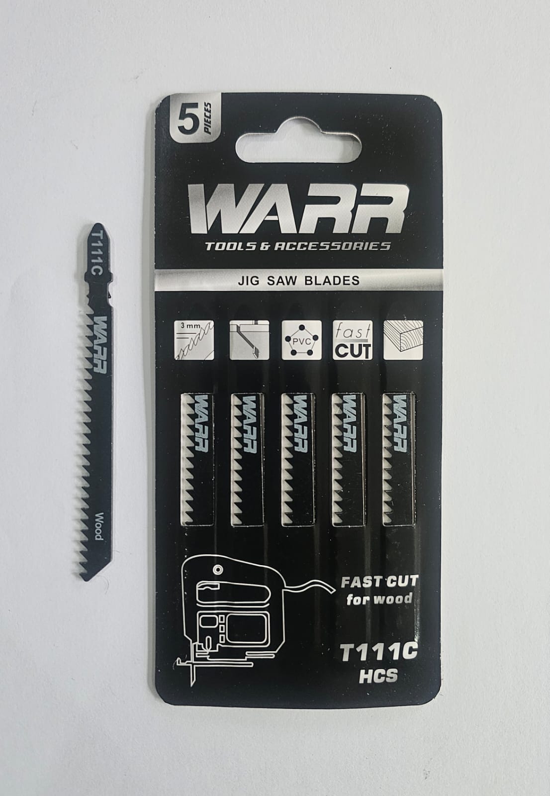 WARR Tools – T111C Jigsaw Blades
