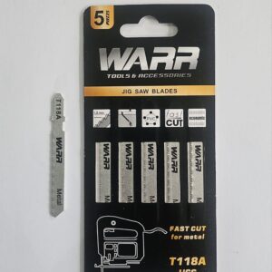 WARR Tools – T118A Jigsaw Blades