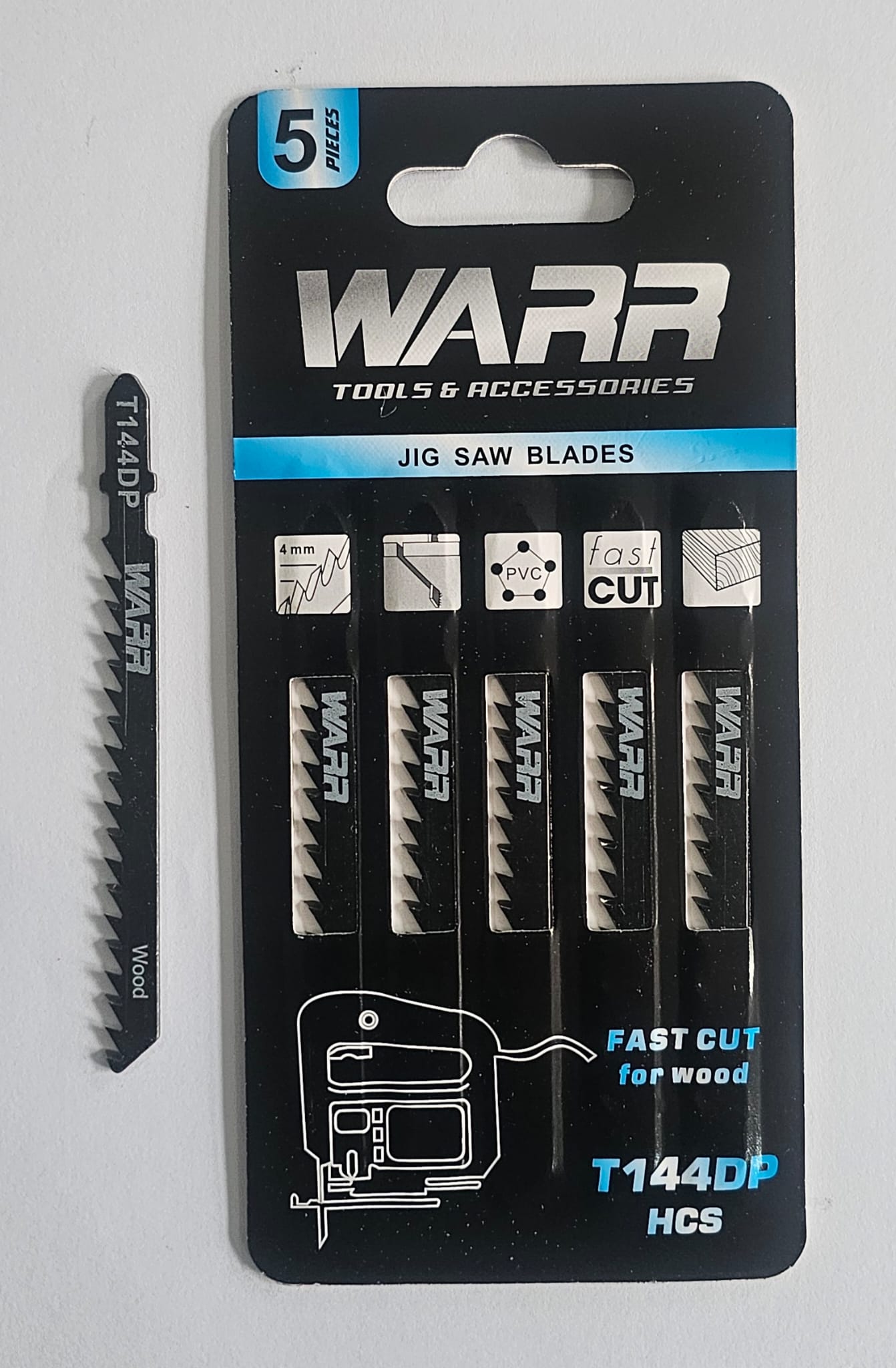 WARR Tools – T144DP Jigsaw Blades