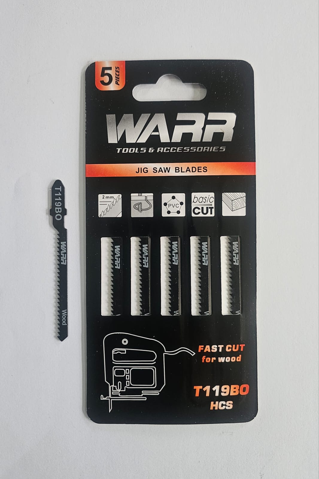 WARR Tools – T119BO Jigsaw Blades