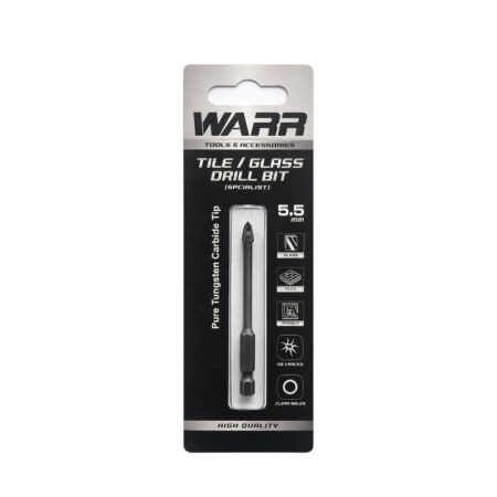 5.5mm TILE AND GLASS DRILL BIT (CROSS TIP)