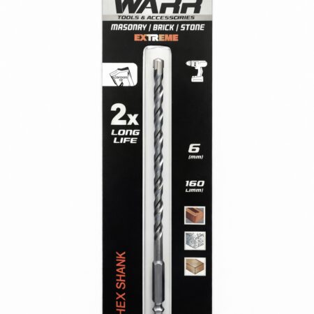 6mm x 160MM HEX SHANK COMBI DRILL BIT