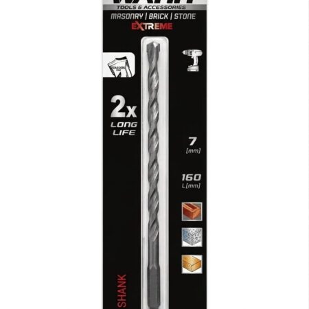 7mm x 160MM HEX SHANK COMBI DRILL BIT