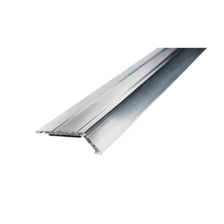 8mm Ramp Self‑Adhesive Chrome Effect Door Threshold Peel & Stick • 900mm Length