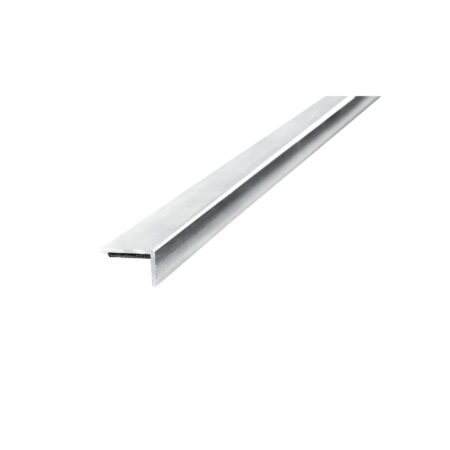 8mm x 12mm Corner Nosing Self‑Adhesive Chrome Effect Door Threshold Peel & Stick • 900mm Length