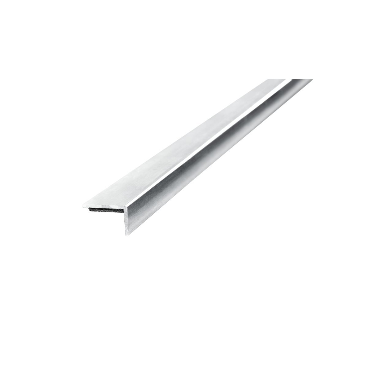 8mm x 12mm Corner Nosing Self‑Adhesive Chrome Effect Door Threshold Peel & Stick • 900mm Length