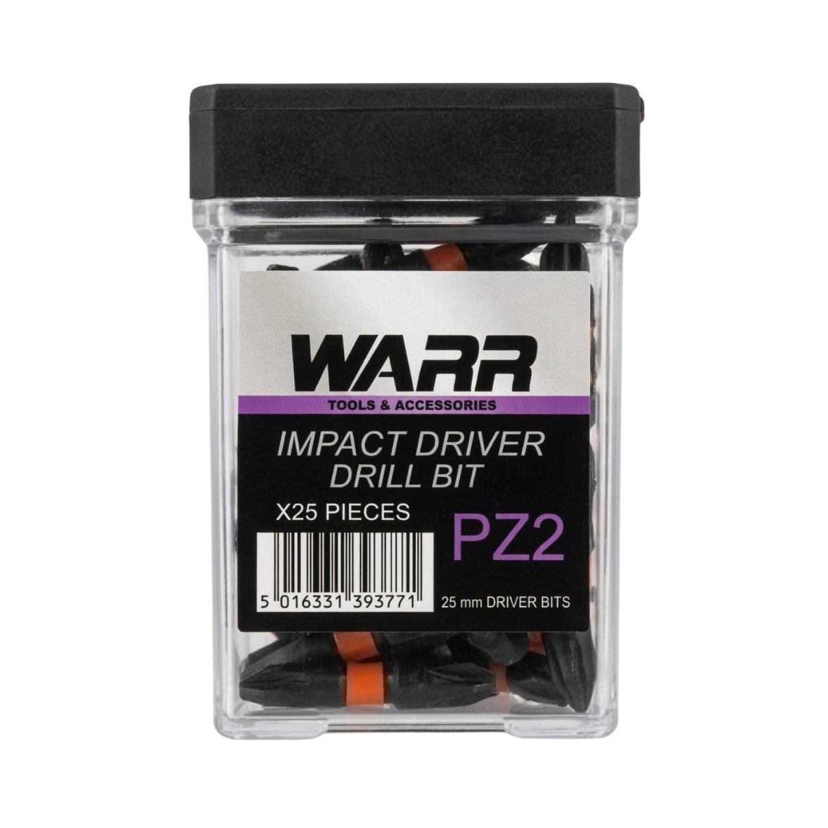 X25 PZ2 Impact Drill Bits 25mm PACK OF 25 BITS