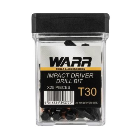 X25 T30 Impact Drill Bits Impact‑Rated • 25mm • Star Drive PACK OF 25 BITS